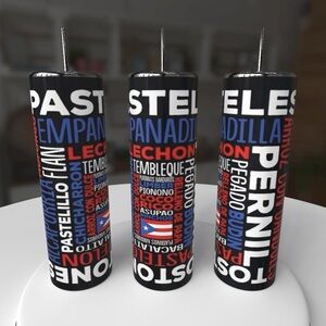 Black and White Graphic Tumblers